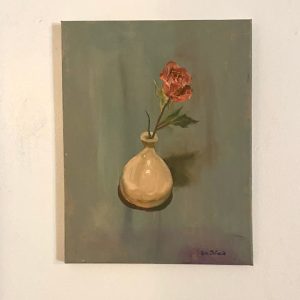 Rose in a Cream Vase
